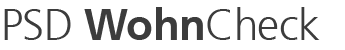 Logo PSD WohnCheck - Verlinkt zur Startseite
